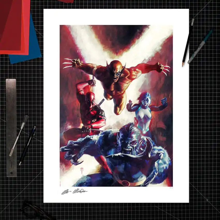 Marvel Kunstdruck The X-Force 46 x 61 cm - ungerahmt Produktfoto