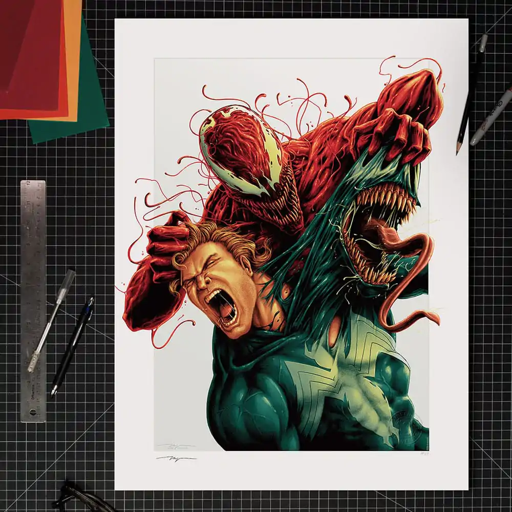 Marvel Kunstdruck Venom: Carnage Unleashed 46 x 61 cm - ungerahmt Produktfoto