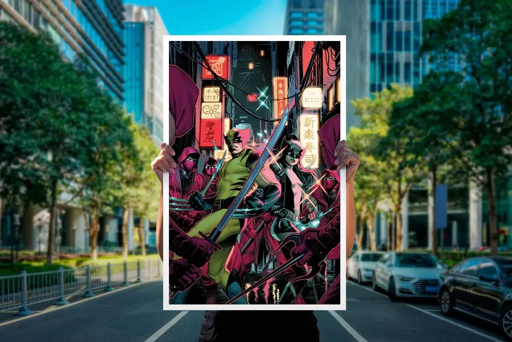 Marvel Art Print Wolverine &amp; X-23 41 x 61 cm - ungerahmt Produktfoto