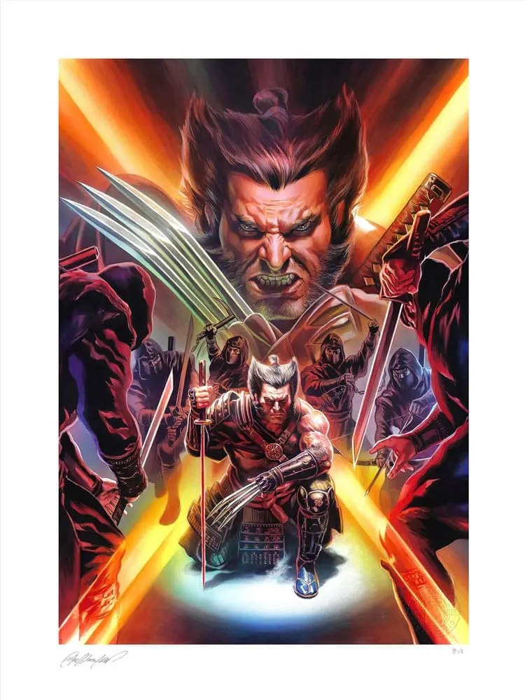 Marvel Kunstdruck Wolverine: Ronin 46 x 61 cm - ungerahmt Produktfoto