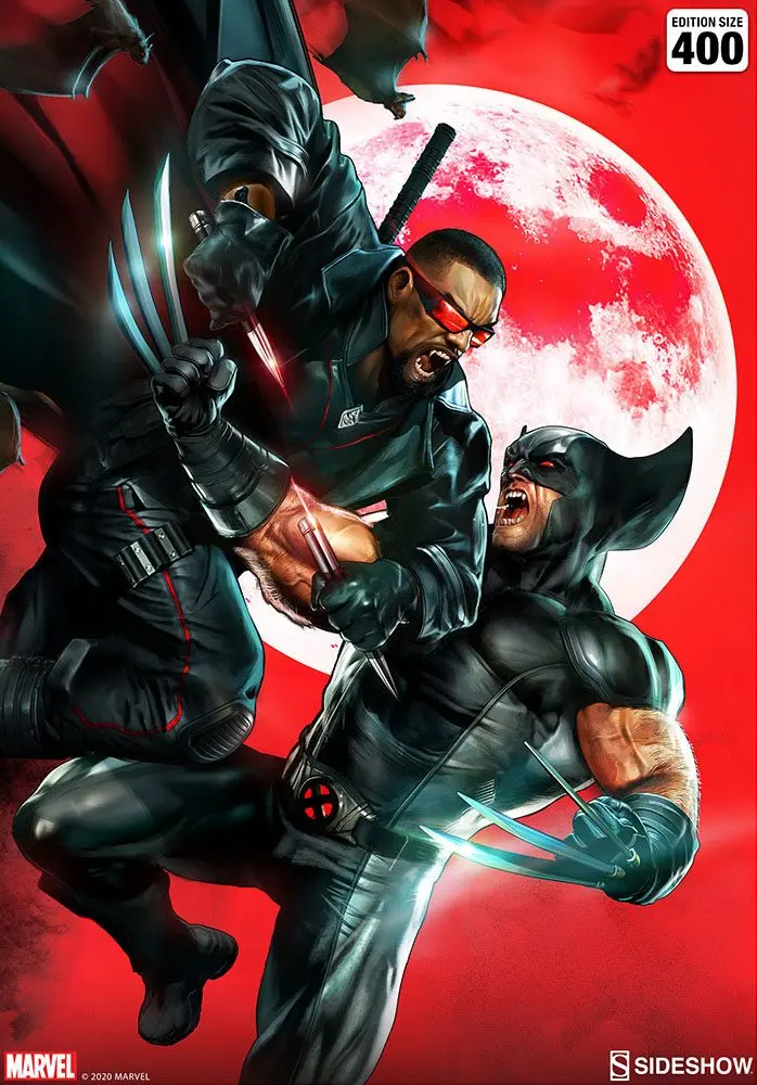 Marvel Kunstdruck Wolverine vs Blade 46 x 61 cm - ungerahmt termékfotó