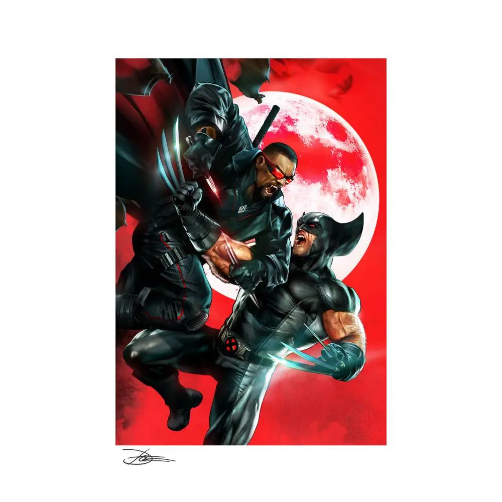Marvel Kunstdruck Wolverine vs Blade 46 x 61 cm - ungerahmt termékfotó