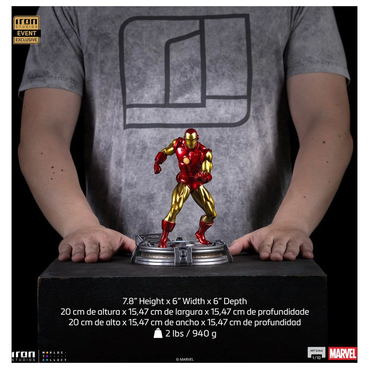 Marvel Art Scale Statue 1/10 Iron Man (CCXP Exclusive 2025) 20 cm Produktfoto