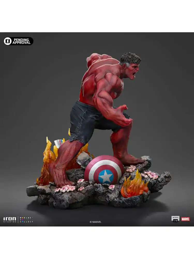 Marvel Art Scale Statue 1/10 Red Hulk 23 cm Produktfoto