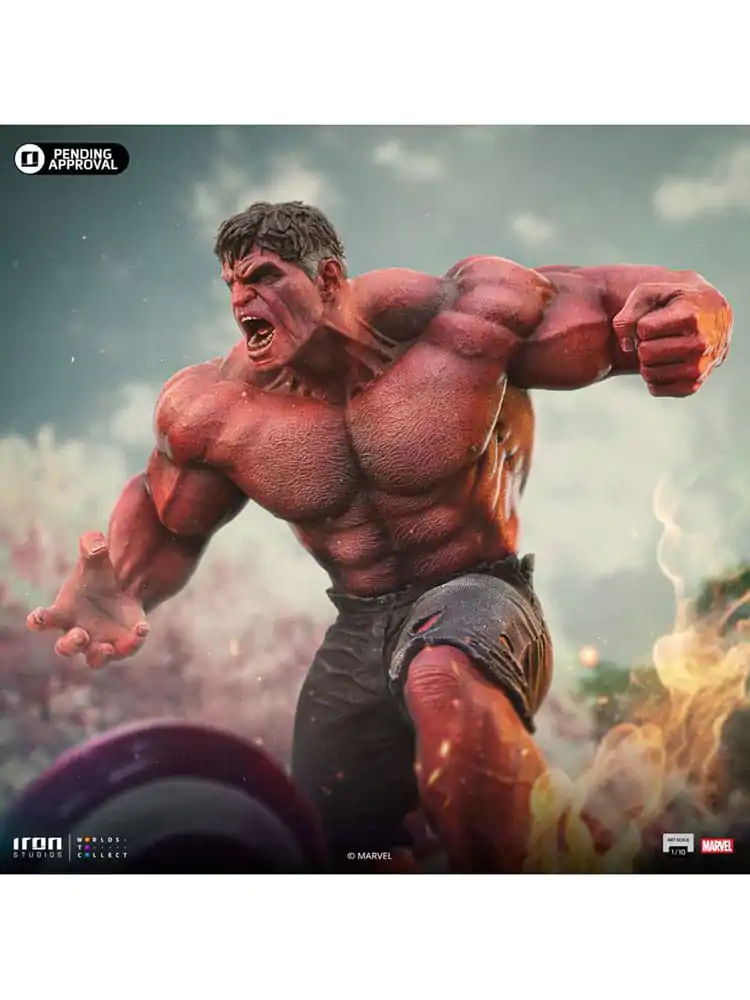 Marvel Art Scale Statue 1/10 Red Hulk 23 cm Produktfoto