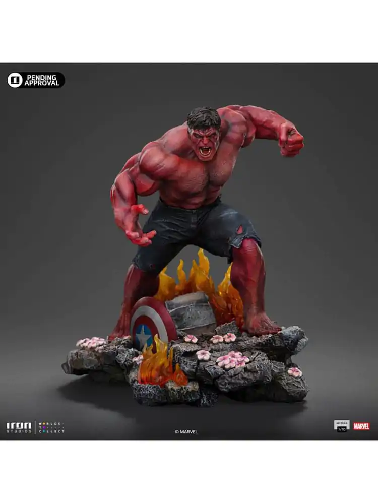 Marvel Art Scale Statue 1/10 Red Hulk 23 cm Produktfoto