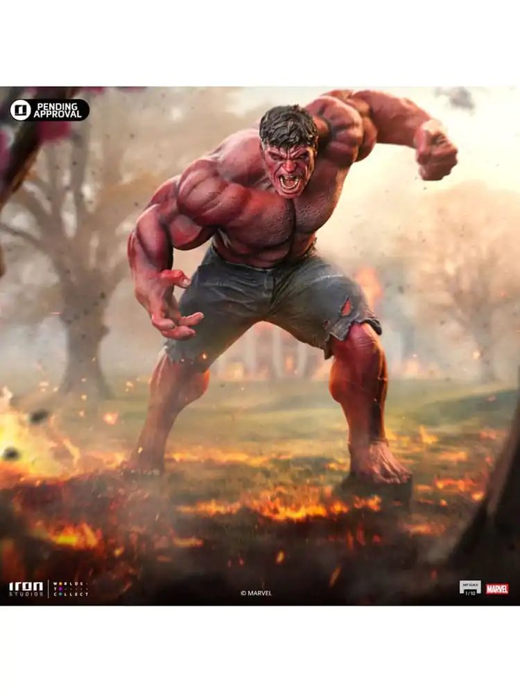Marvel Art Scale Statue 1/10 Red Hulk 23 cm Produktfoto