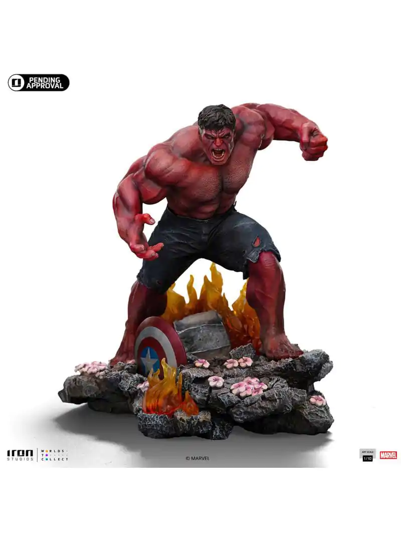 Marvel Art Scale Statue 1/10 Red Hulk 23 cm Produktfoto