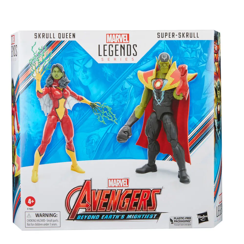 Avengers Marvel Legends Action Figuren Skrull Queen & Super-Skrull 15 cm termékfotó