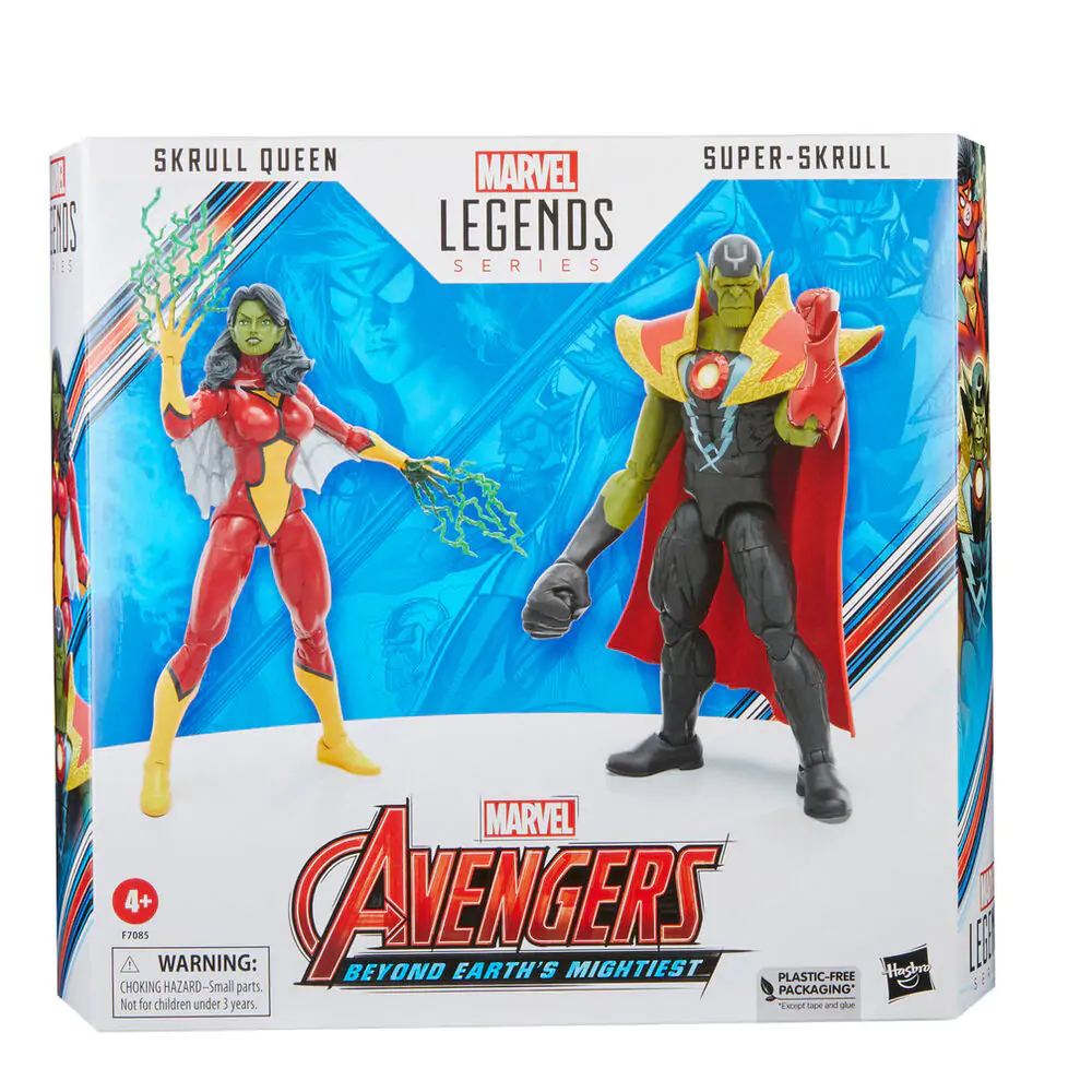 Avengers Marvel Legends Action Figuren Skrull Queen & Super-Skrull 15 cm Produktfoto