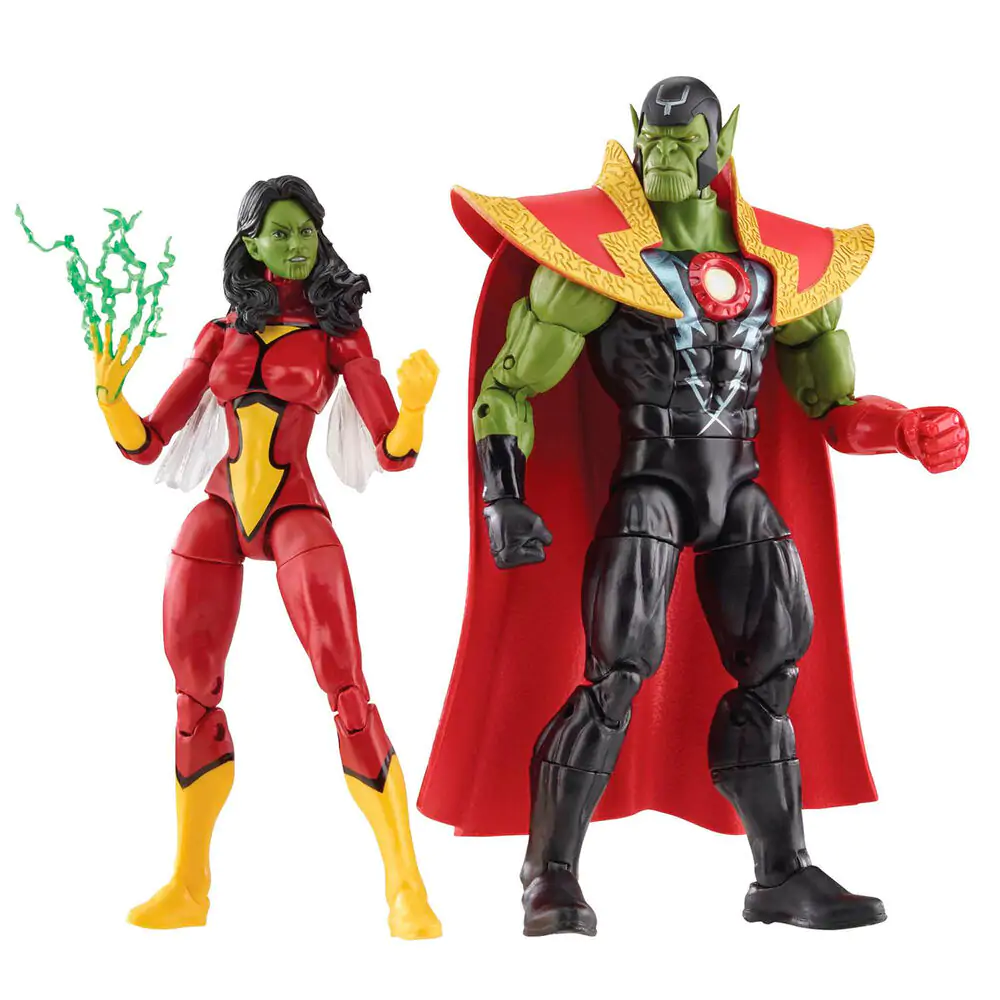 Avengers Marvel Legends Action Figuren Skrull Queen & Super-Skrull 15 cm Produktfoto