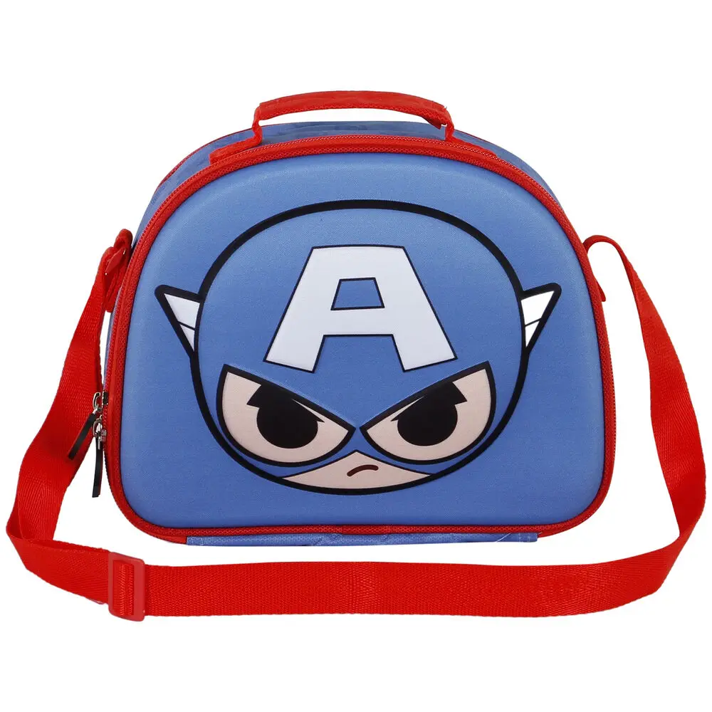 Marvel Avengers Captain America Bobblehead 3D Lunchtasche termékfotó