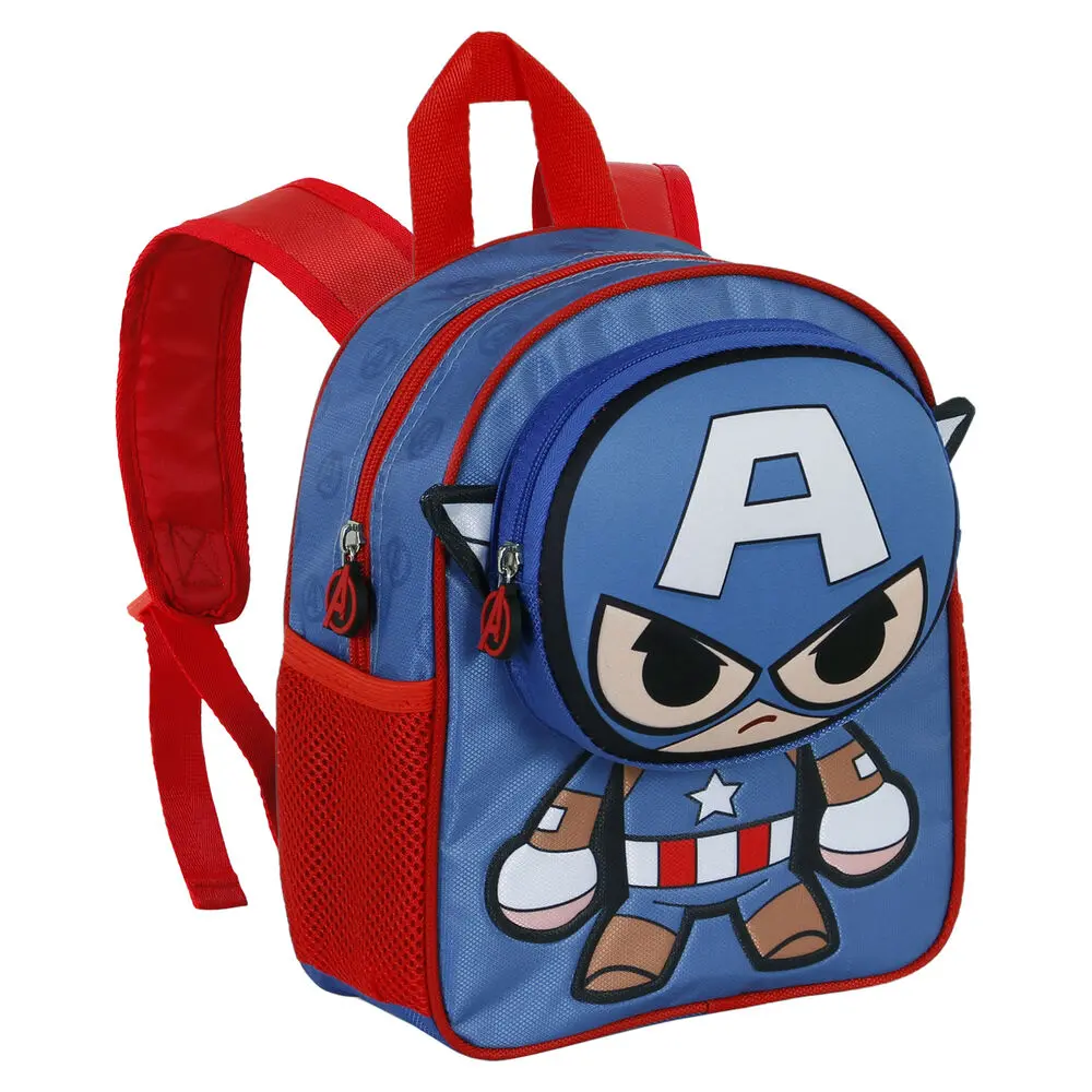 Marvel Avengers Captain America Bobblehead Rucksack 28cm Produktfoto