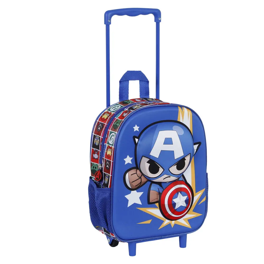 Marvel Avengers Captain America Punch 3D trolley 34cm Produktfoto