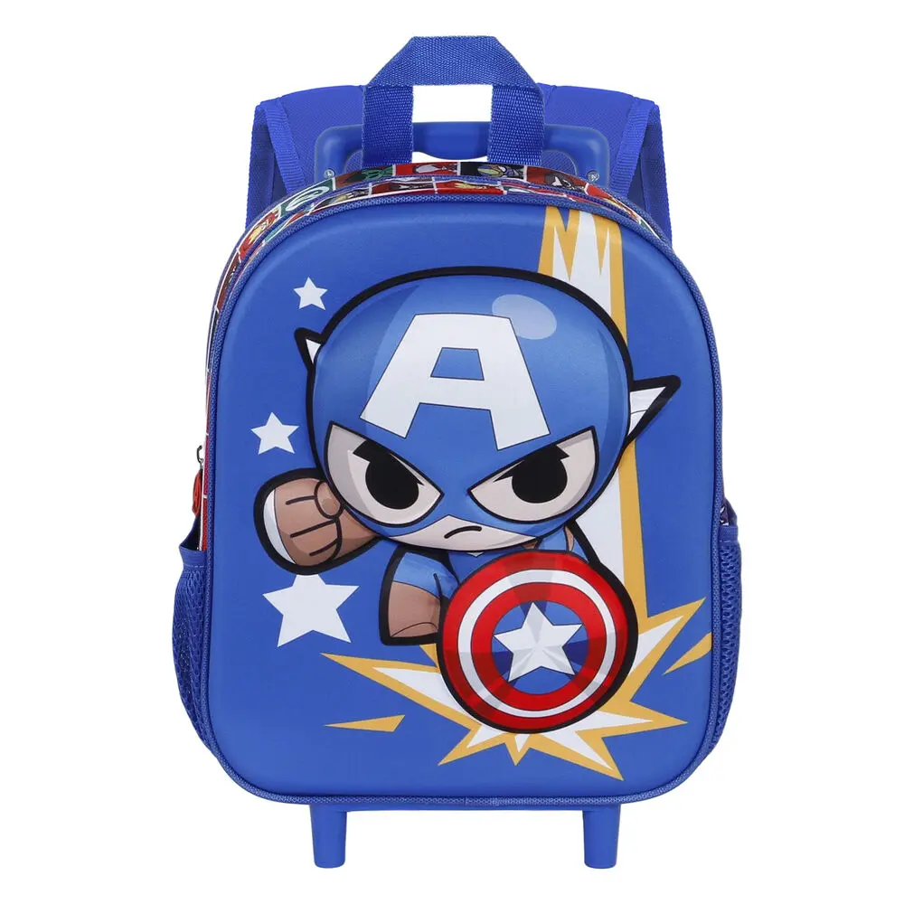 Marvel Avengers Captain America Punch 3D trolley 34cm Produktfoto