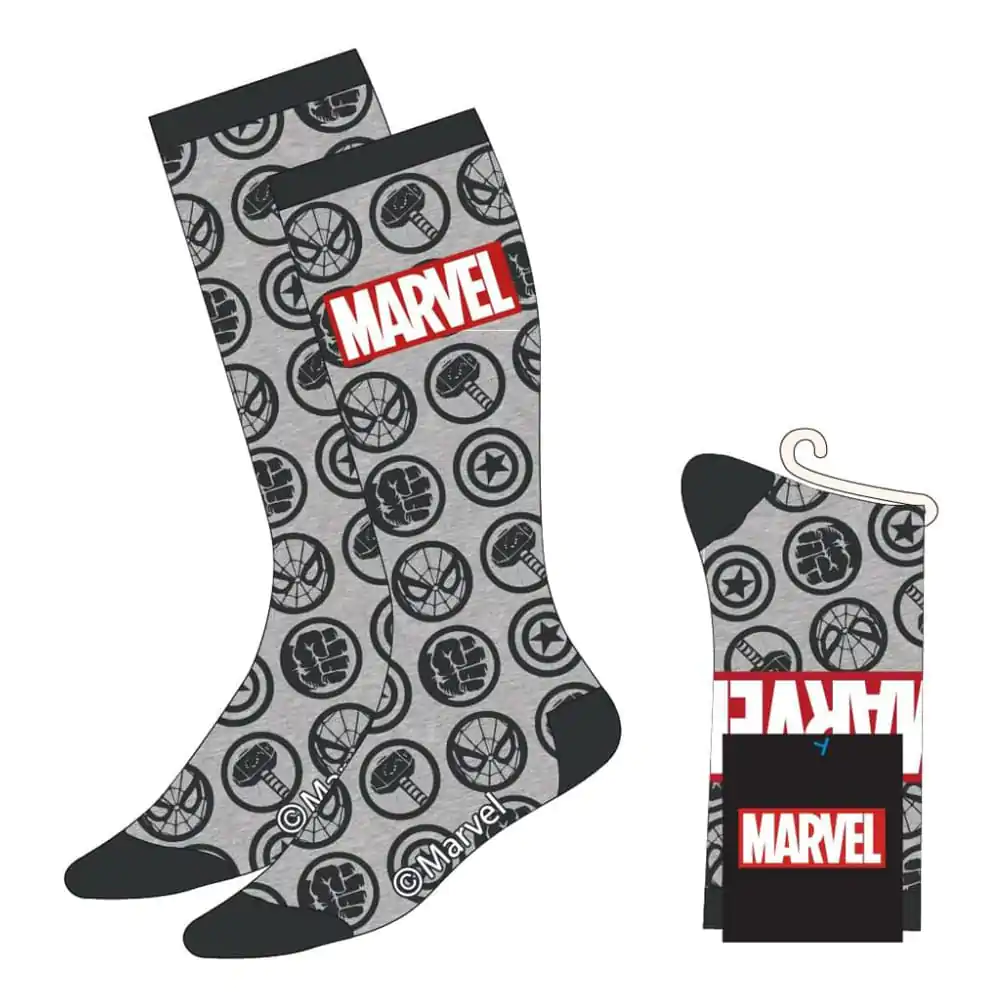 Marvel Socken Avengers Faces Grey 38-45 Produktfoto
