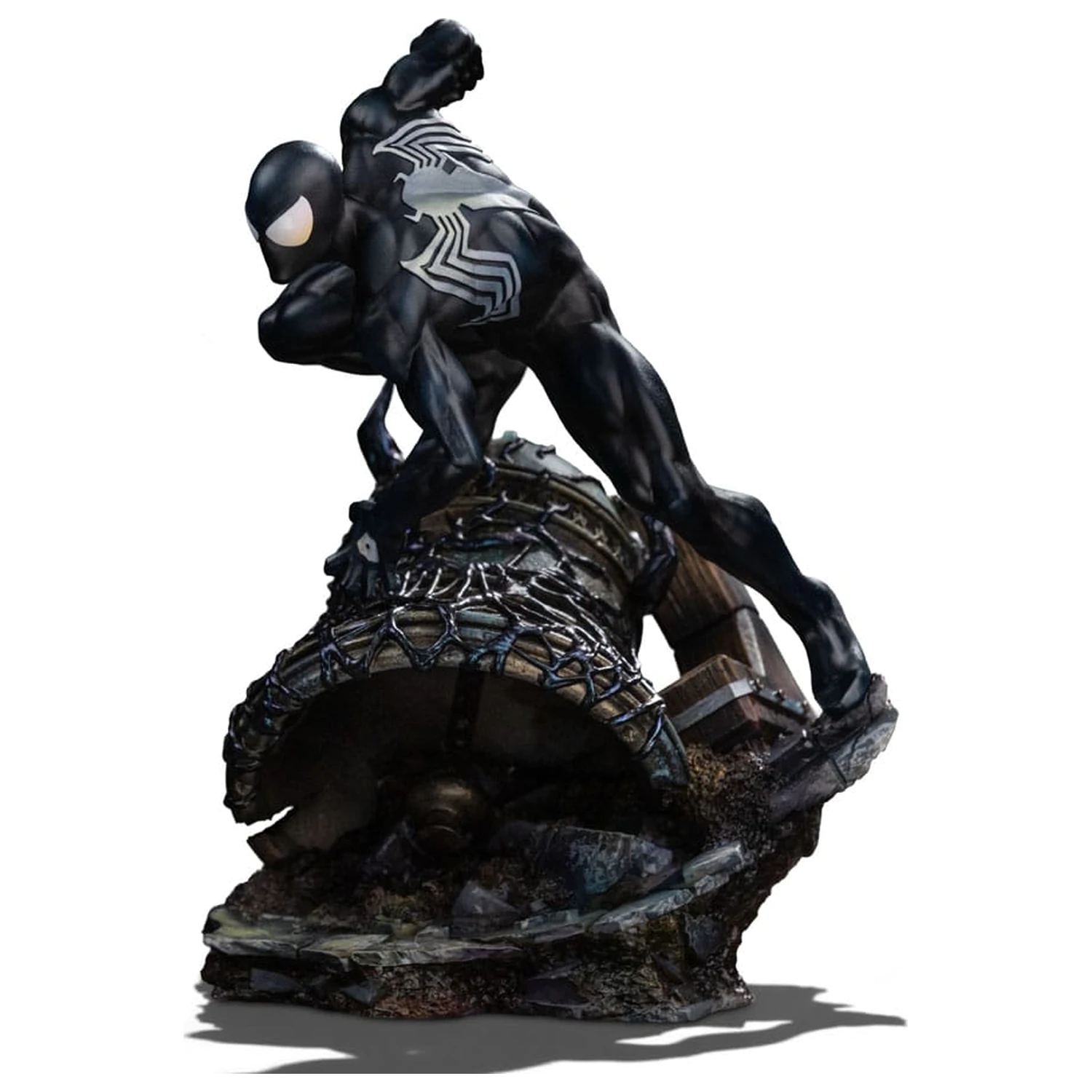 Marvel BDS Art Scale Statue 1/10 Spider-Man Black Costume 20 cm Produktfoto