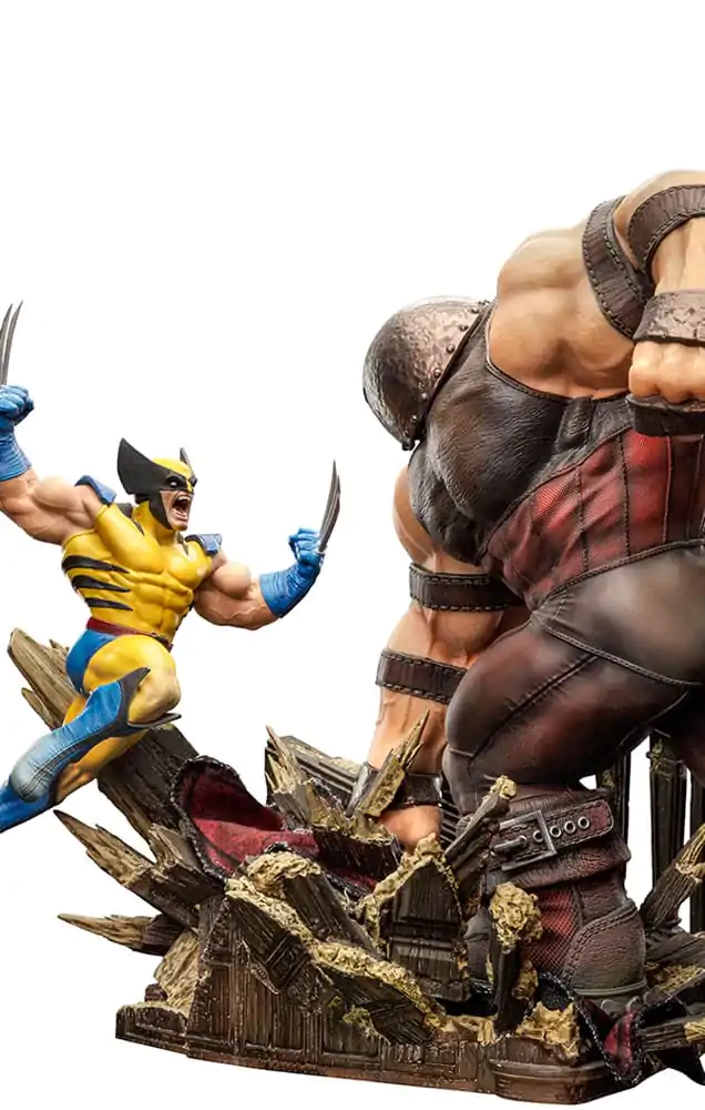 Marvel BDS Art Scale Statue 1/10 Wolverine vs Juggernaut heo EU Exclusive 30 cm termékfotó