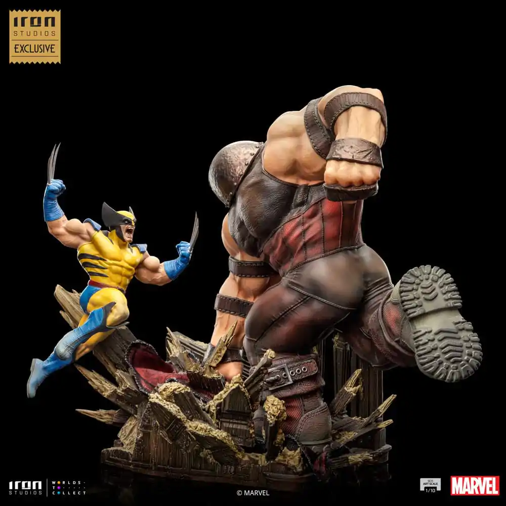 Marvel BDS Art Scale Statue 1/10 Wolverine vs Juggernaut heo EU Exclusive 30 cm termékfotó