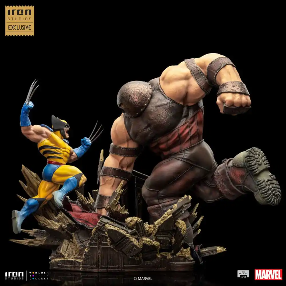 Marvel BDS Art Scale Statue 1/10 Wolverine vs Juggernaut heo EU Exclusive 30 cm termékfotó