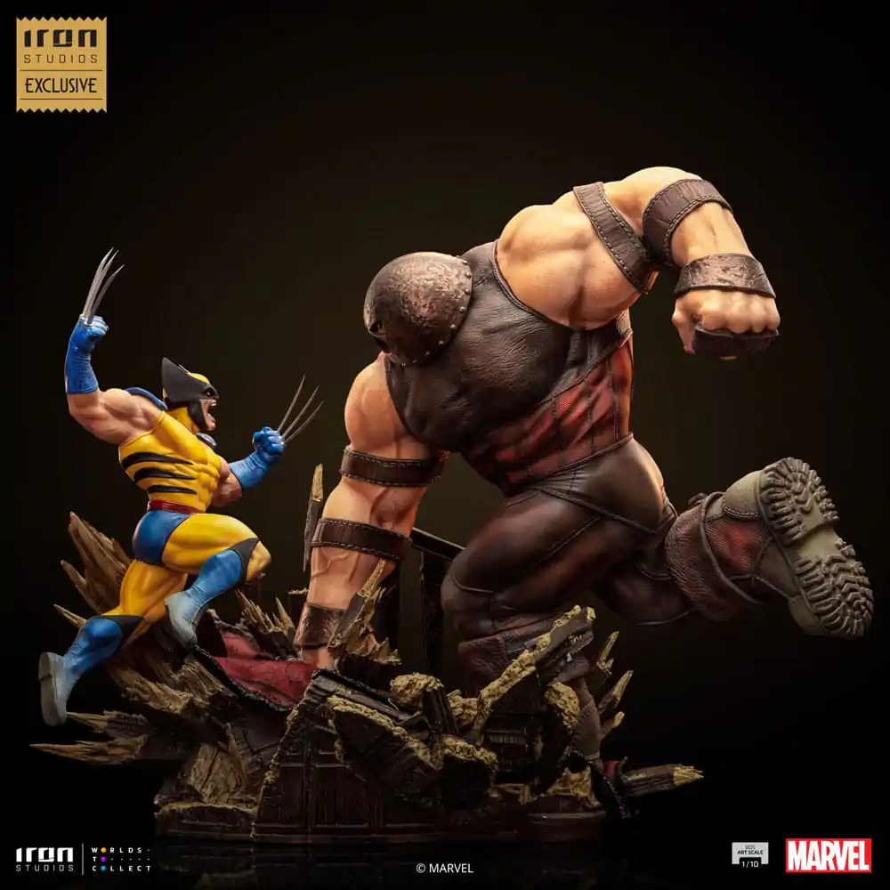 Marvel BDS Art Scale Statue 1/10 Wolverine vs Juggernaut heo EU Exclusive 30 cm termékfotó