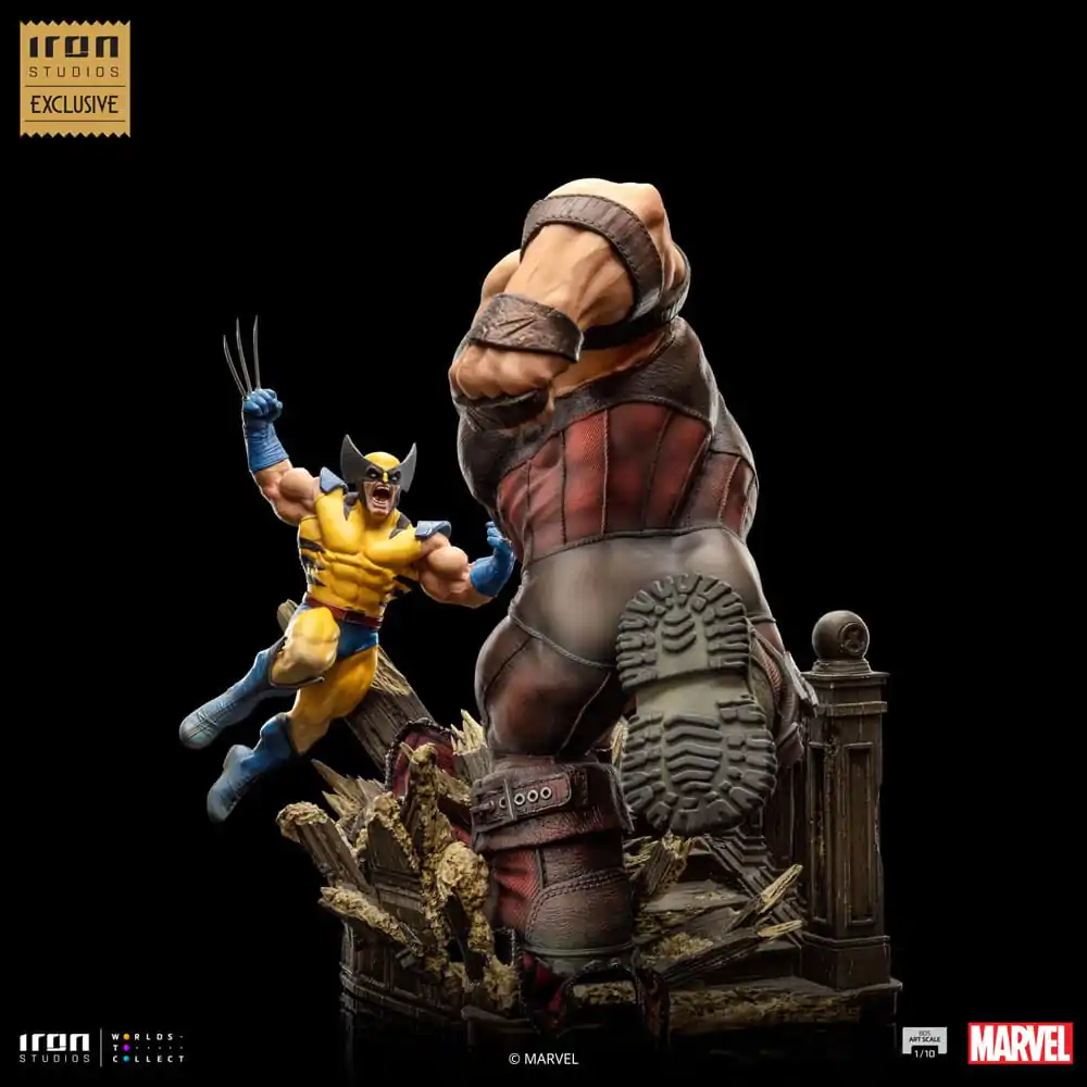 Marvel BDS Art Scale Statue 1/10 Wolverine vs Juggernaut heo EU Exclusive 30 cm termékfotó