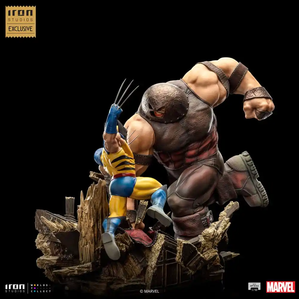 Marvel BDS Art Scale Statue 1/10 Wolverine vs Juggernaut heo EU Exclusive 30 cm termékfotó