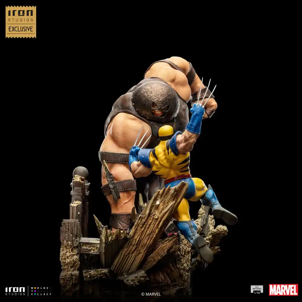 Marvel BDS Art Scale Statue 1/10 Wolverine vs Juggernaut heo EU Exclusive 30 cm termékfotó