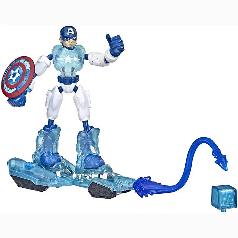 Marvel Bend and Flex Missions Capitan America Figur 15cm Produktfoto