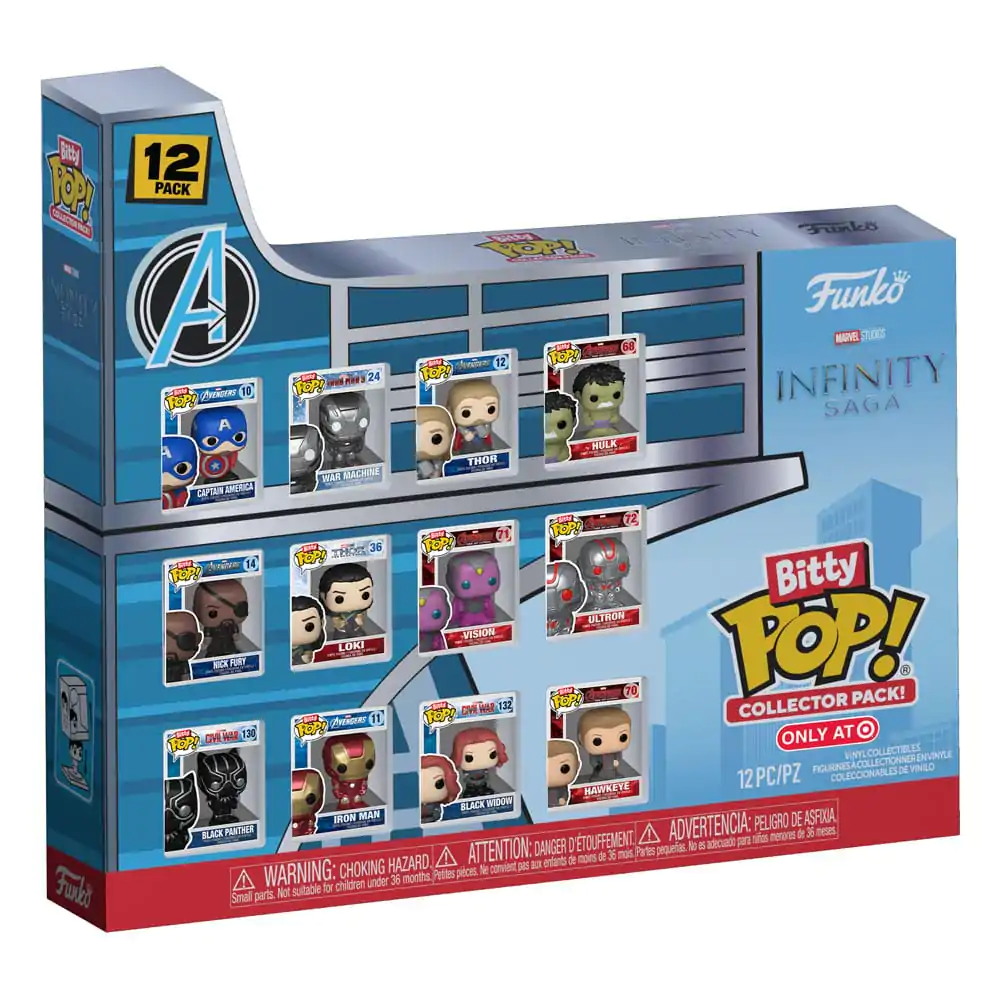 Marvel Bitty Funko POP! Vinyl Figuren 12-Pack Infinity Saga 2,5 cm termékfotó