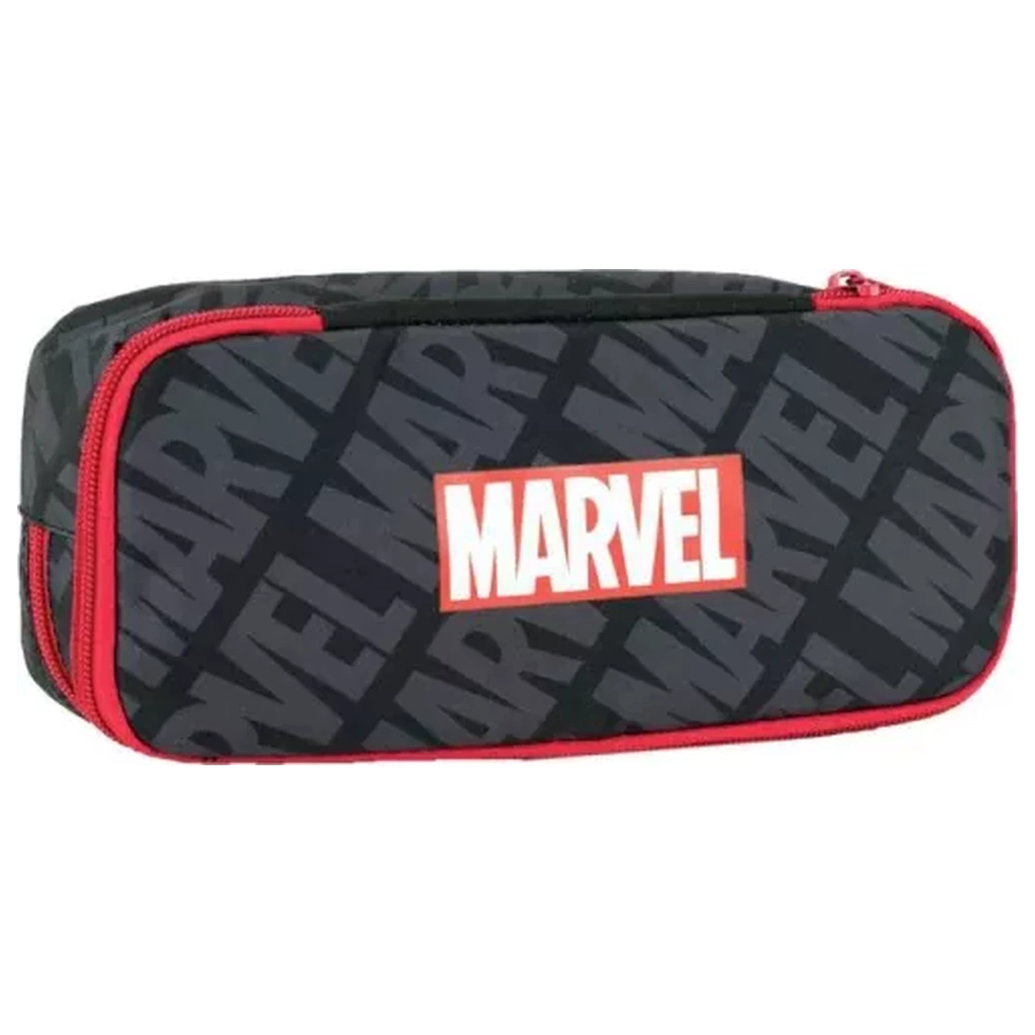 Marvel Black 2 Fächer Federmäppchen 26 cm Produktfoto