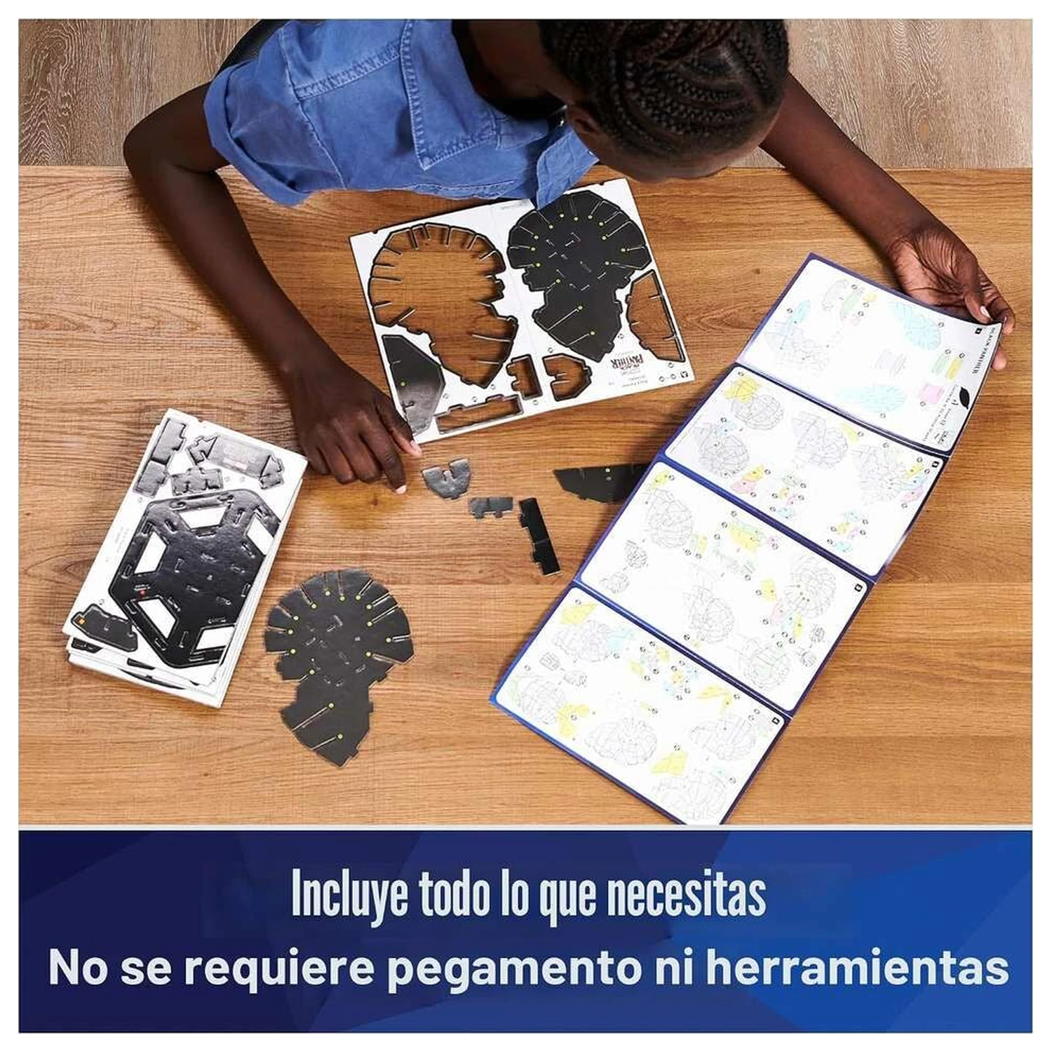 Marvel Black Panther Büste 3D-Puzzle Produktfoto