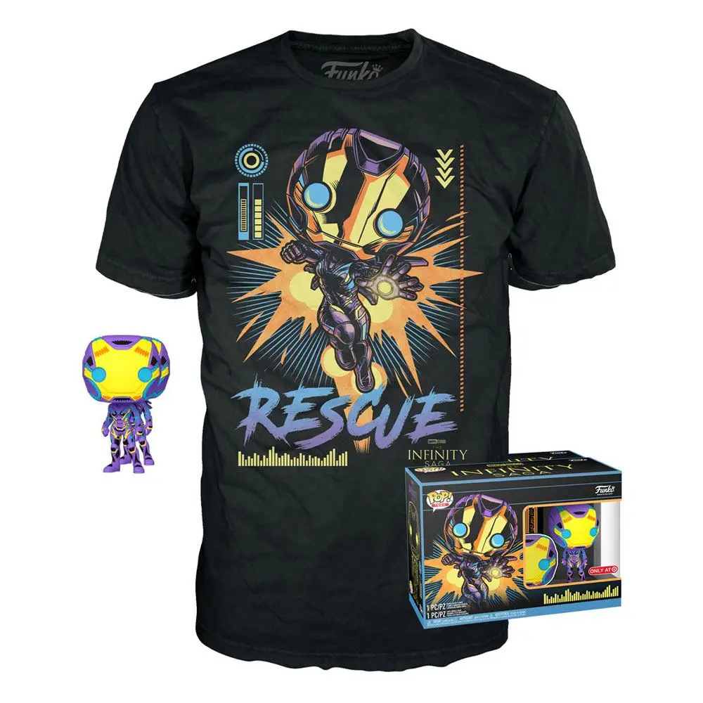 Marvel Avengers Rescue Funko POP Figur & T-Shirt Set Rescue termékfotó