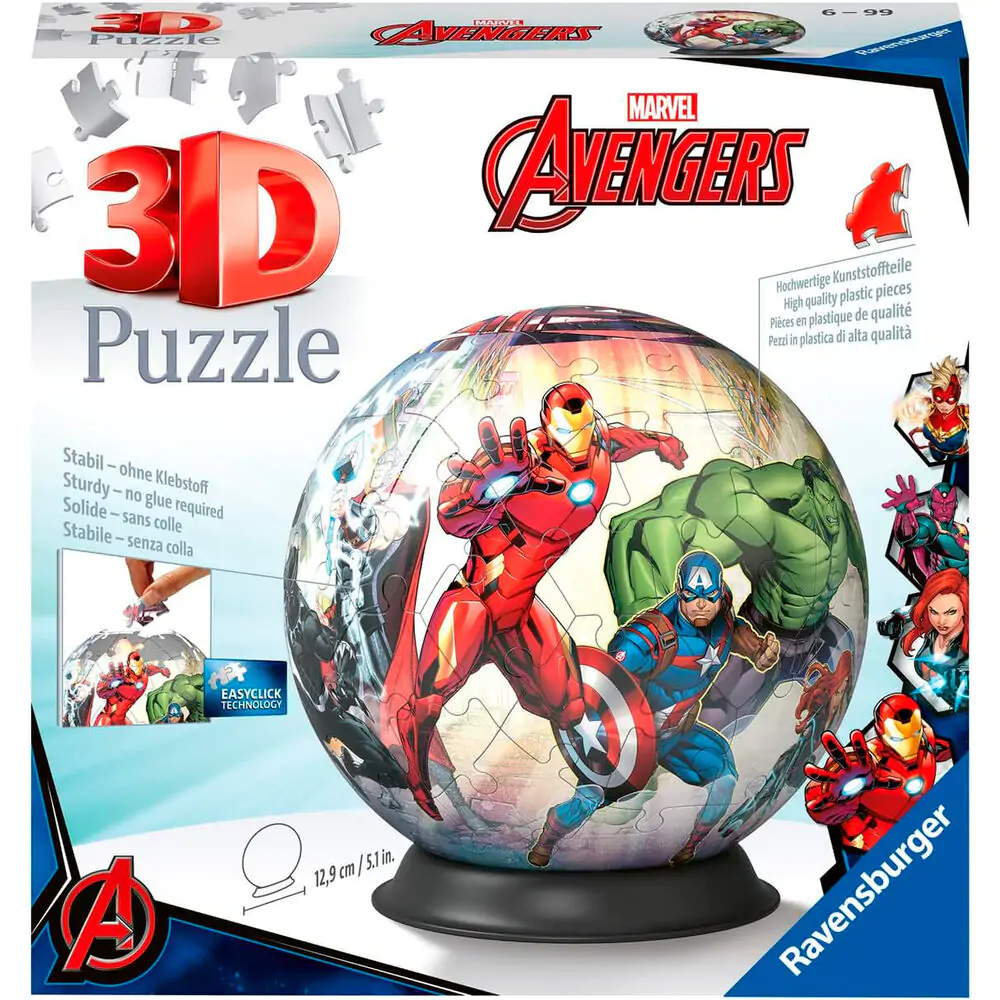 Marvel Avengers 3D Puzzle 72St termékfotó