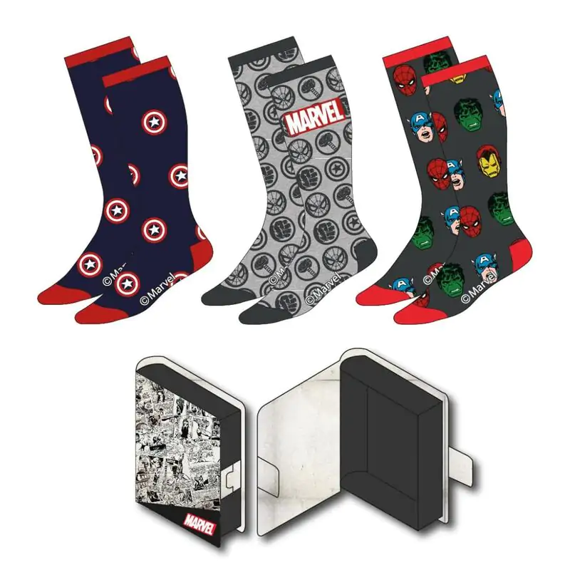 Marvel Avengers 3er-Pack Socken für Erwachsene termékfotó