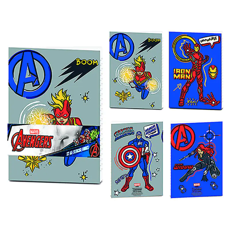 Marvel Avengers A5 2er Pack Notizbuch Produktfoto