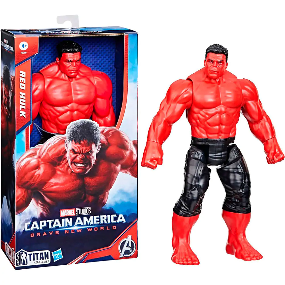 Marvel Avengers Captain America Brave New World Titan Hero Red Hulk Figur 30cm Produktfoto