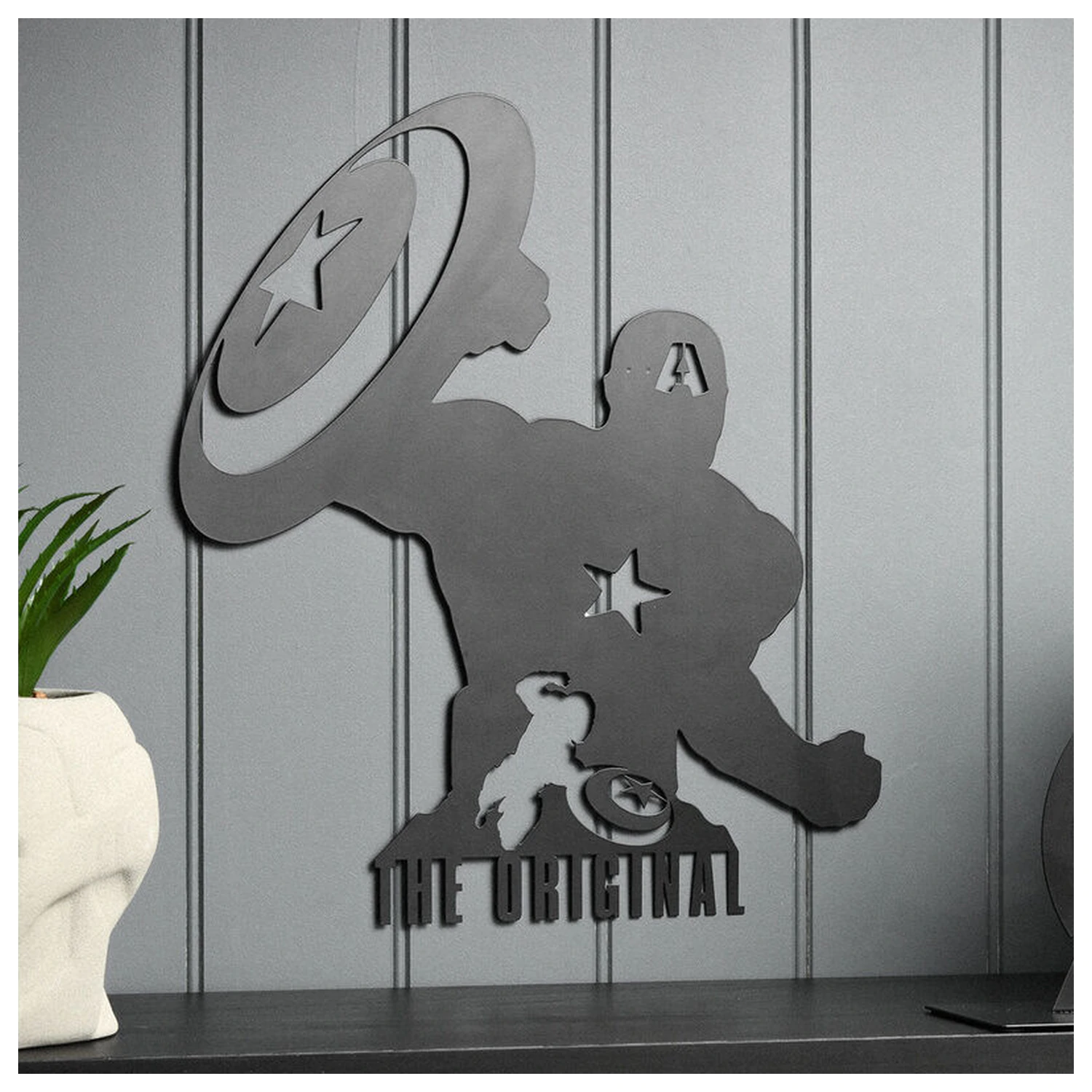 Marvel Avengers Captain America Wandtafel Produktfoto