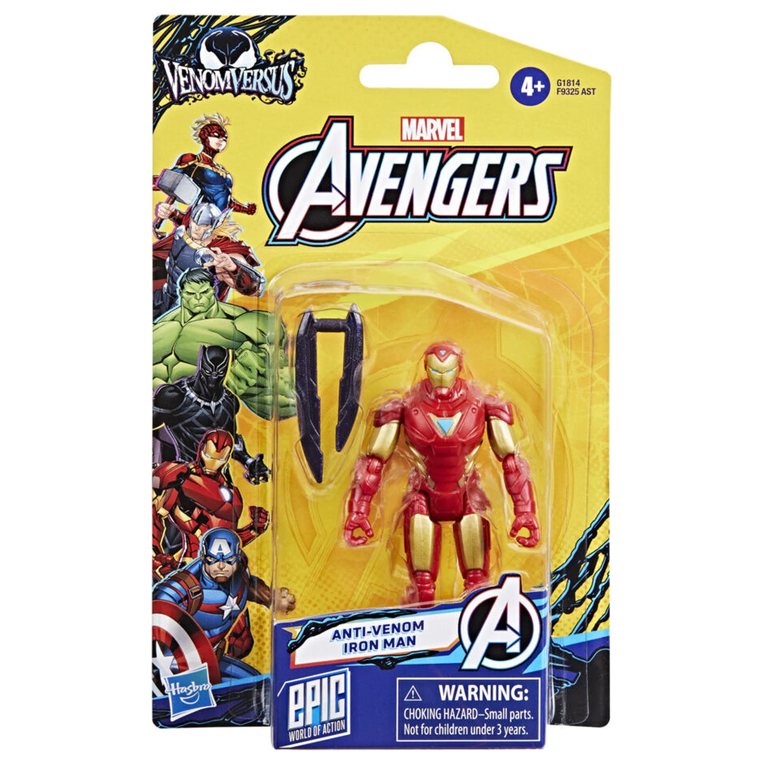 Marvel Avengers Anti-Venom Iron Man Figur 10 cm Produktfoto