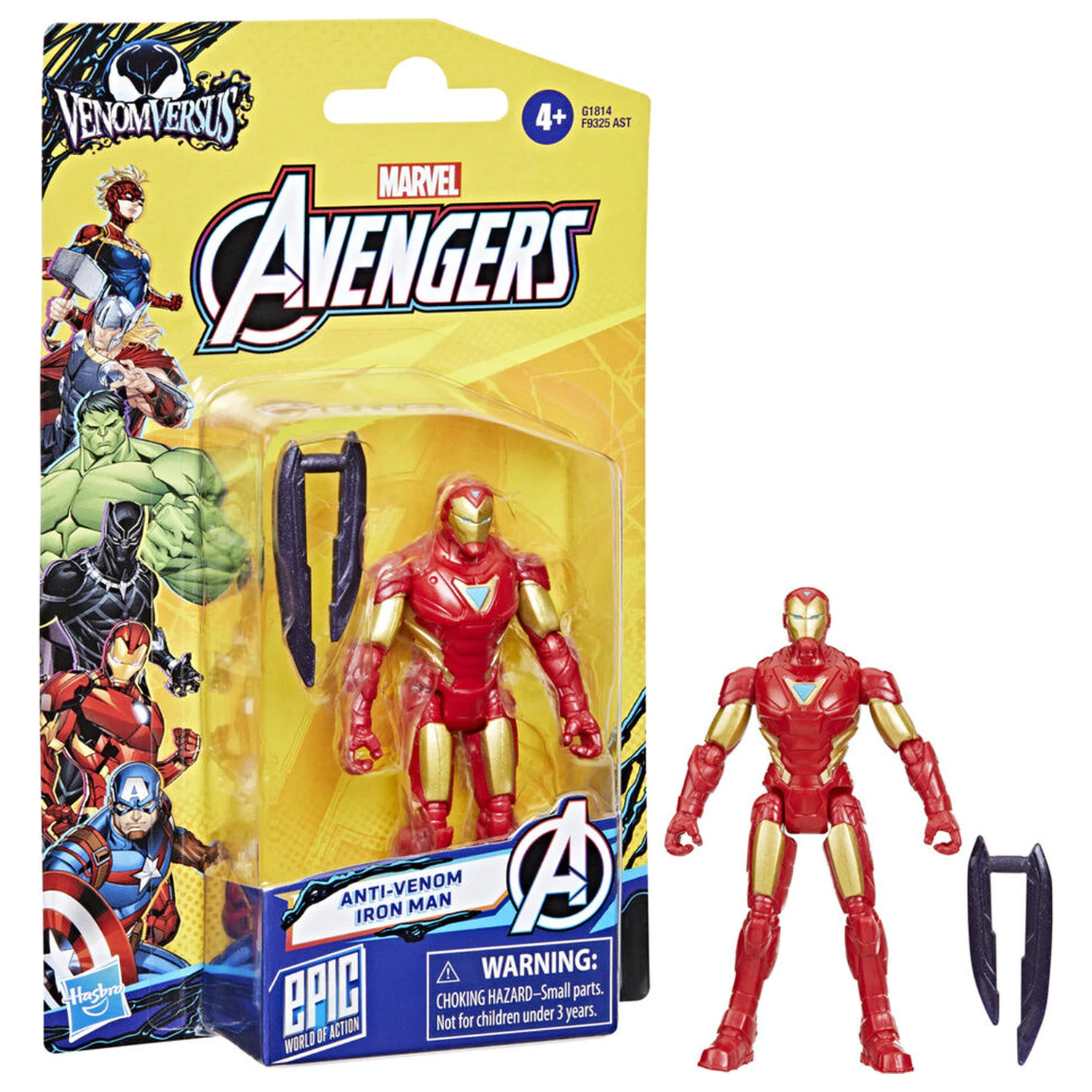 Marvel Avengers Anti-Venom Iron Man Figur 10 cm Produktfoto