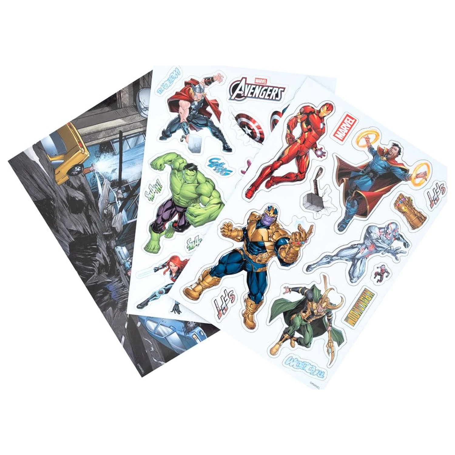 Marvel Ausgestanztes Magnet Set Avengers Produktfoto
