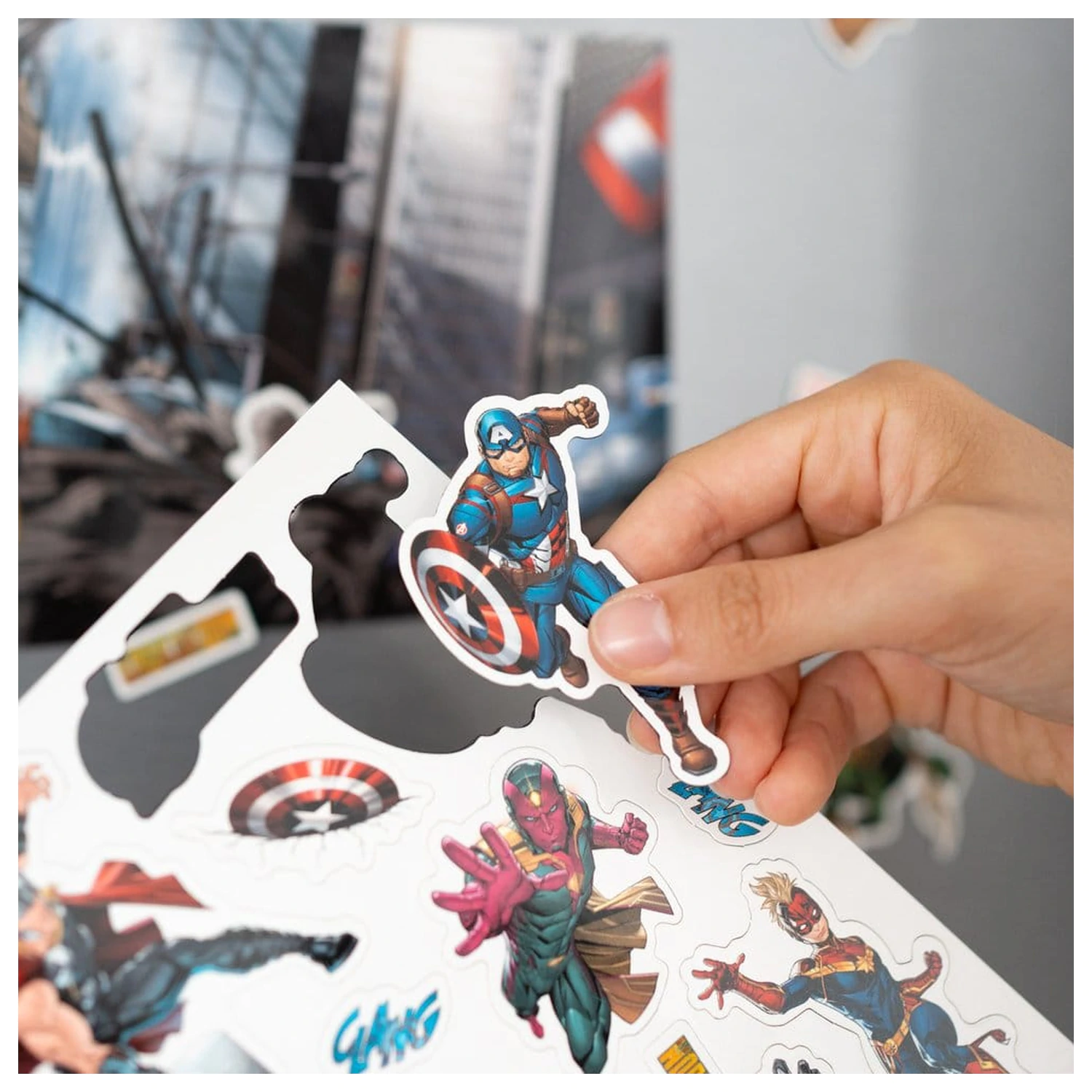 Marvel Ausgestanztes Magnet Set Avengers Produktfoto