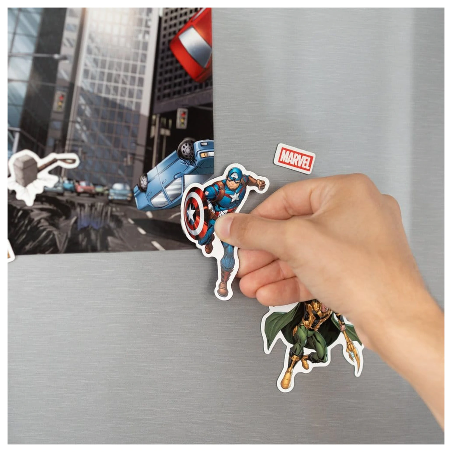 Marvel Ausgestanztes Magnet Set Avengers Produktfoto