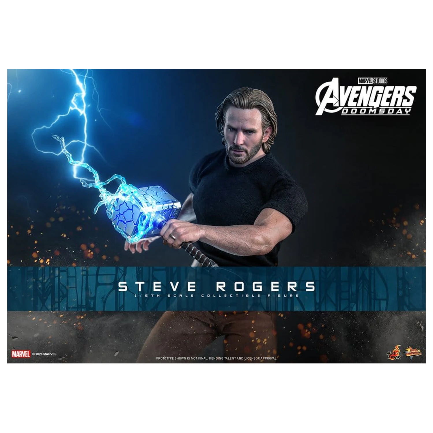 Marvel Avengers: Doomsday Movie Masterpiece Actionfigur 1/6 Steve Rogers 31 cm Produktfoto