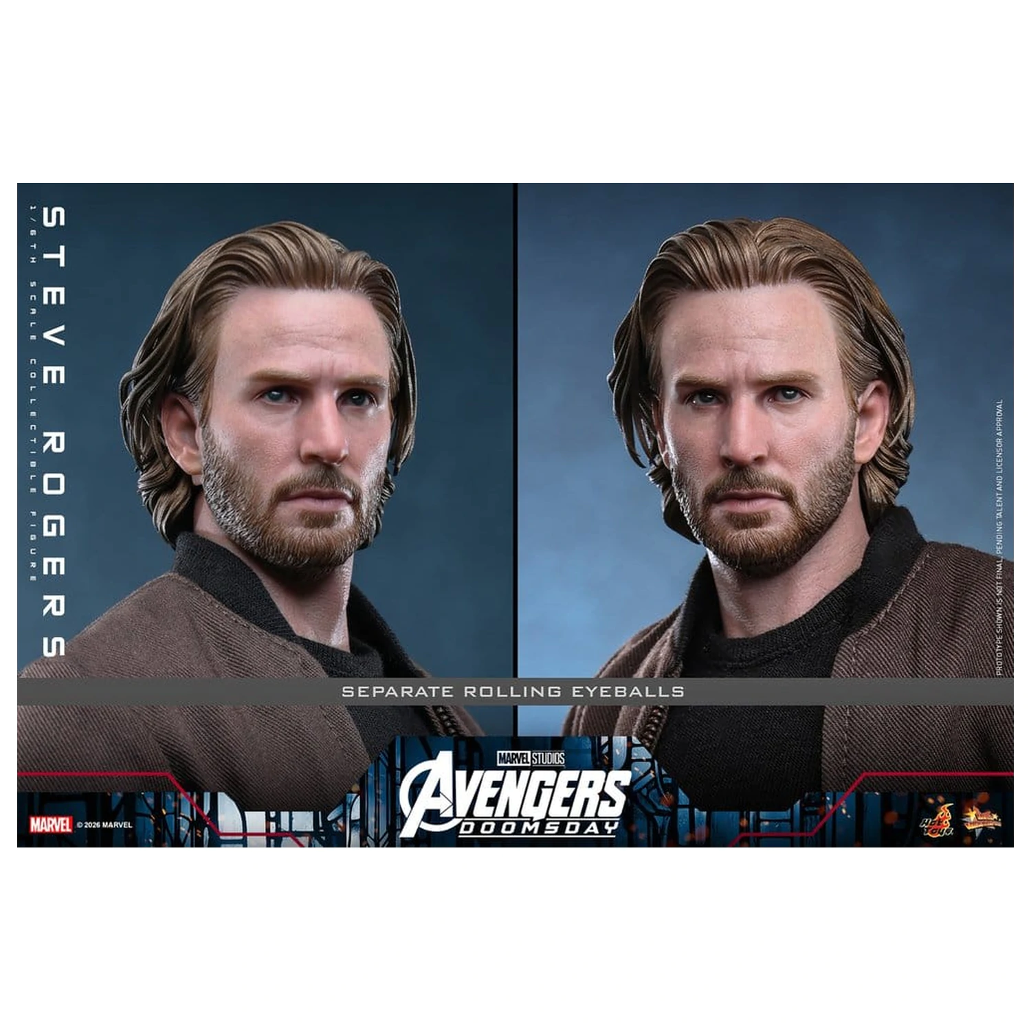 Marvel Avengers: Doomsday Movie Masterpiece Actionfigur 1/6 Steve Rogers 31 cm Produktfoto