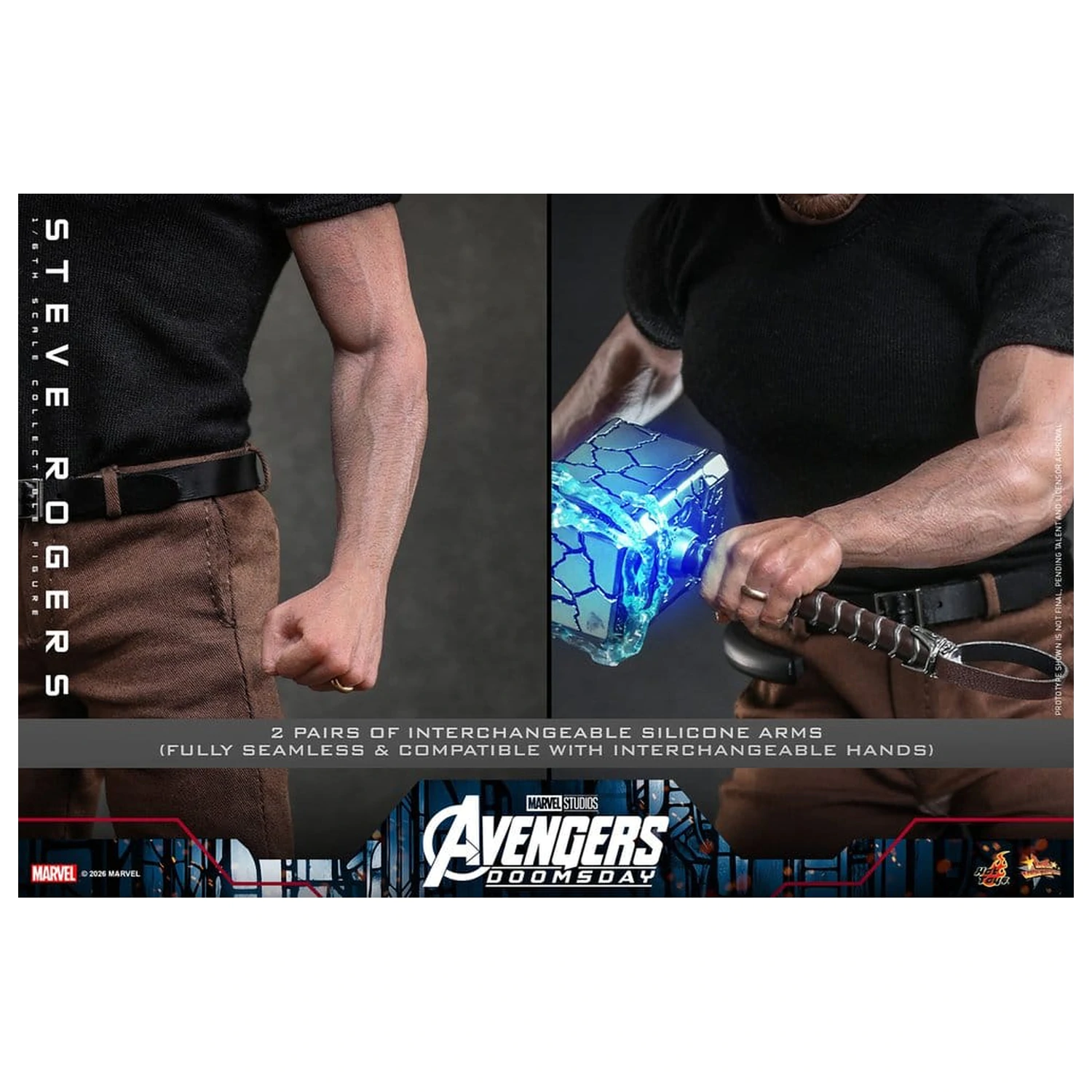 Marvel Avengers: Doomsday Movie Masterpiece Actionfigur 1/6 Steve Rogers 31 cm Produktfoto