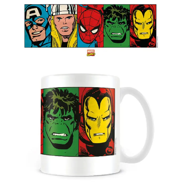 Marvel Avengers Gesichter Becher Produktfoto