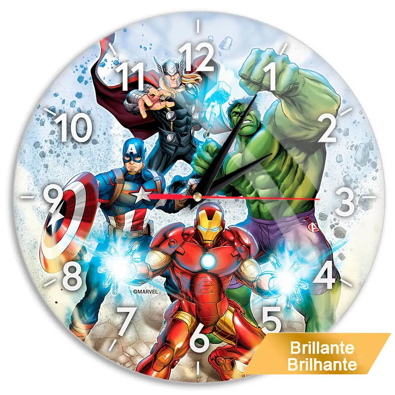 Marvel Avengers Wanduhr Produktfoto