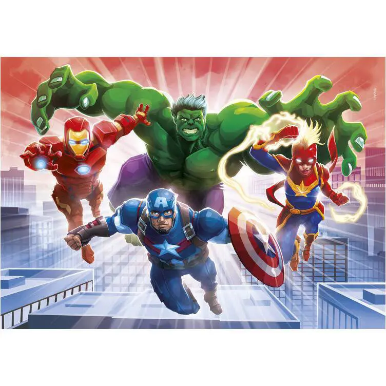 Marvel Avengers Glowing puzzle 104St Produktfoto