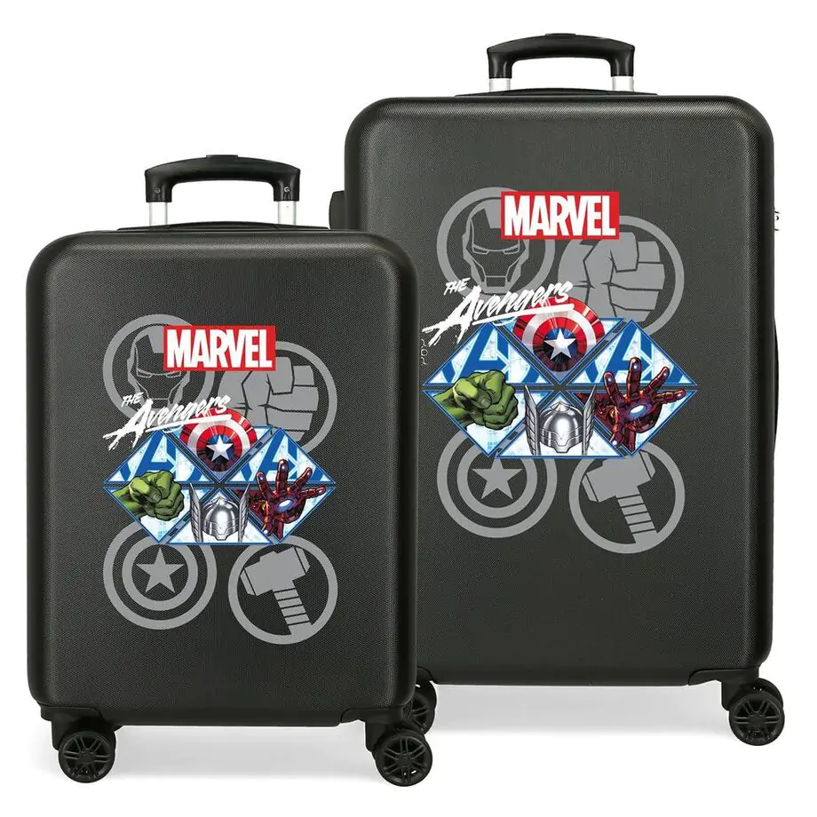 Marvel Avengers Heroes ABS 2-er Pack Trolley Koffers Produktfoto